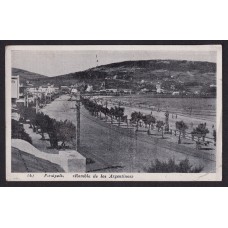 PIRIAPOLIS URUGUAY ANTIGUA TARJETA POSTAL RAMBLA